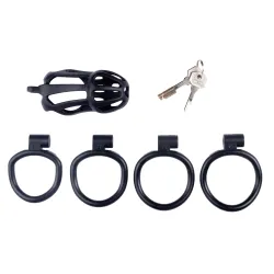 CockLock Cage de chasteté Netty XL 10 x 4cm Noire